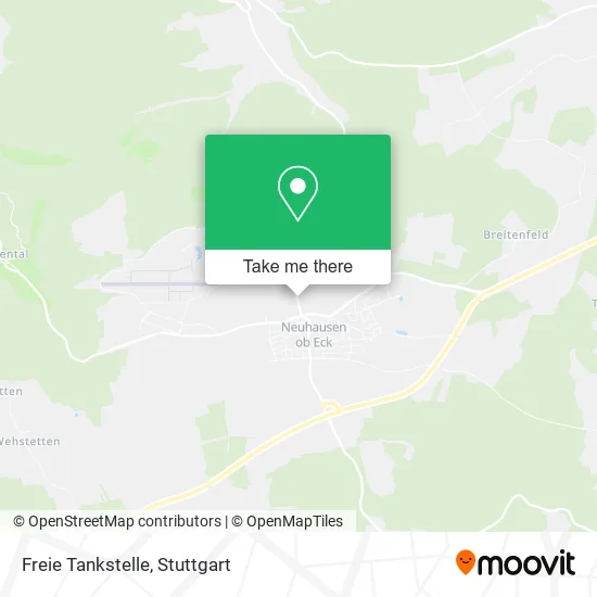 Карта Freie Tankstelle