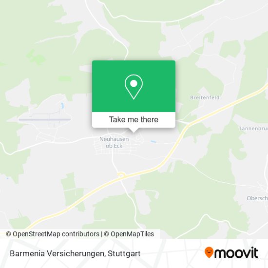 Barmenia Versicherungen map