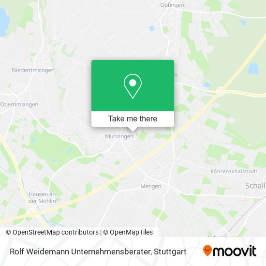 Rolf Weidemann Unternehmensberater map