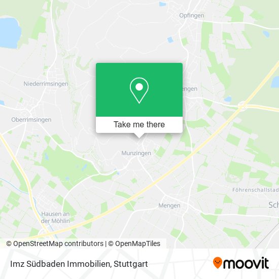 Imz Südbaden Immobilien map