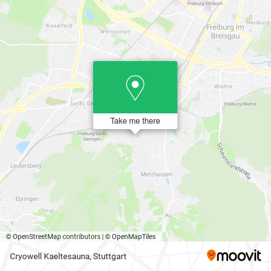 Карта Cryowell Kaeltesauna
