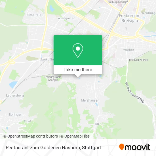 Карта Restaurant zum Goldenen Nashorn