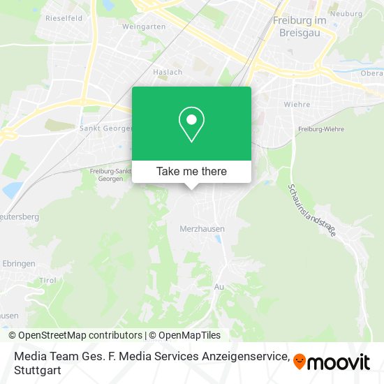Media Team Ges. F. Media Services Anzeigenservice map