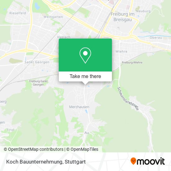 Koch Bauunternehmung map