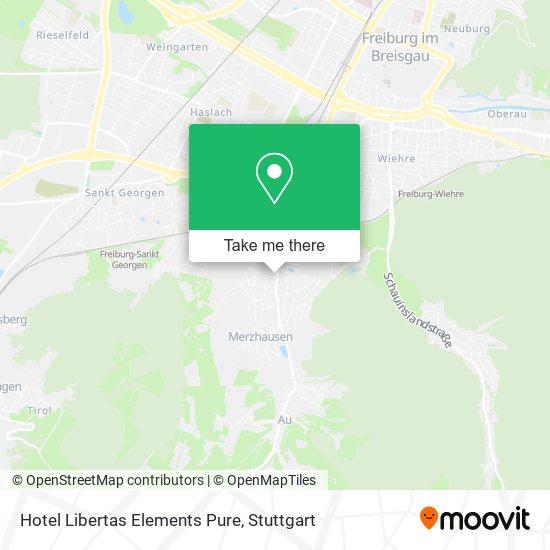 Hotel Libertas Elements Pure map