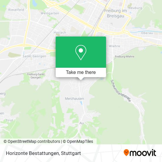 Horizonte Bestattungen map