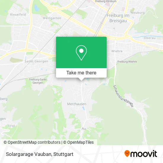 Карта Solargarage Vauban