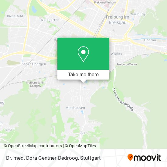 Карта Dr. med. Dora Gentner-Dedroog