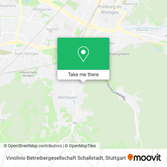 Карта Vinolivio Betreibergesellschaft Schallstadt
