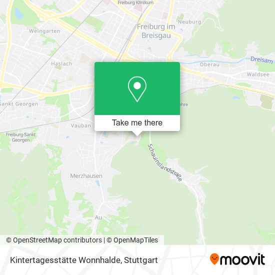 Kintertagesstätte Wonnhalde map