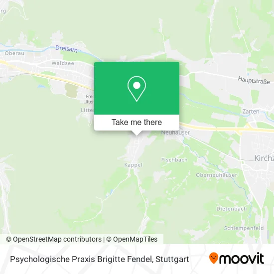 Карта Psychologische Praxis Brigitte Fendel