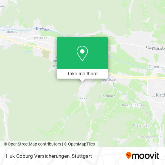 Huk Coburg Versicherungen map