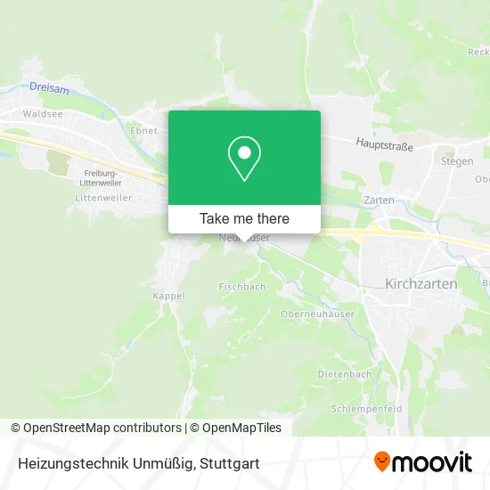 Карта Heizungstechnik Unmüßig