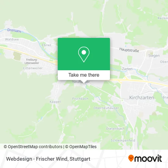 Карта Webdesign - Frischer Wind
