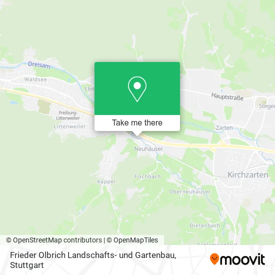 Карта Frieder Olbrich Landschafts- und Gartenbau