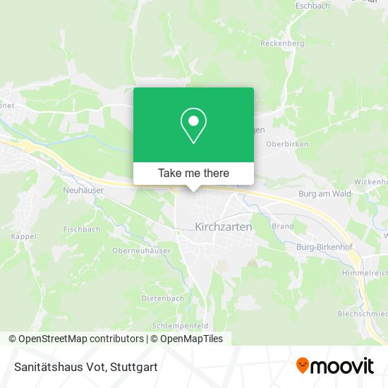 Sanitätshaus Vot map