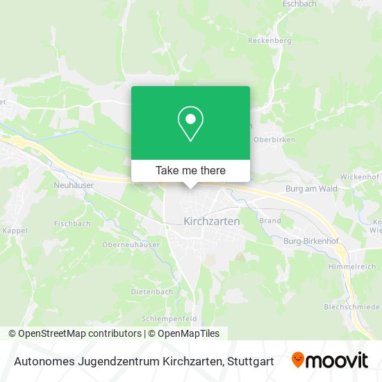 Карта Autonomes Jugendzentrum Kirchzarten