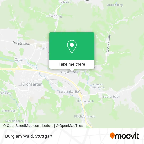 Карта Burg am Wald