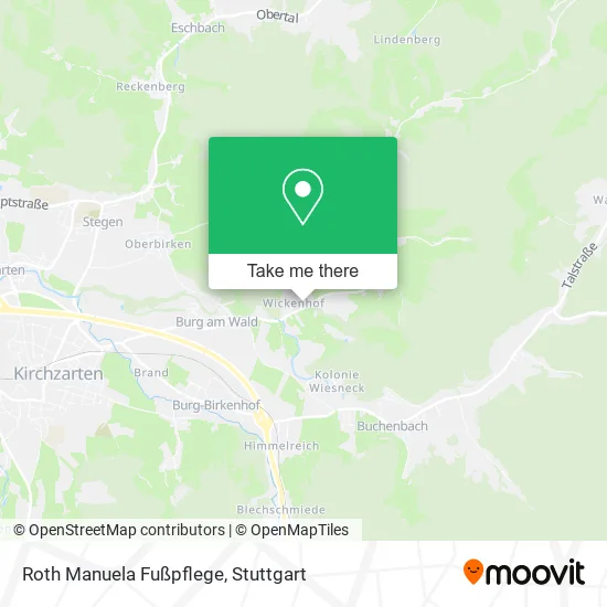 Карта Roth Manuela Fußpflege