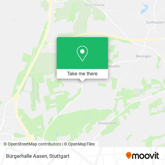 Bürgerhalle Aasen map