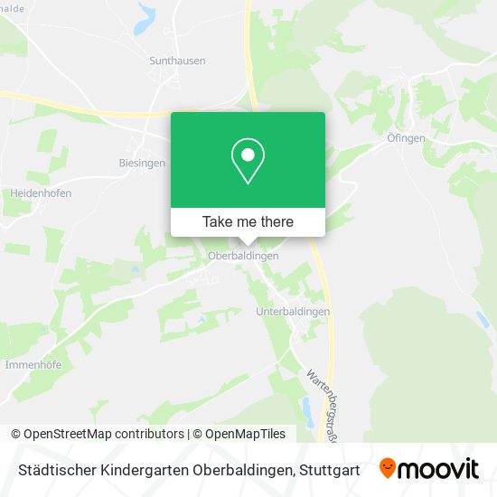Städtischer Kindergarten Oberbaldingen map