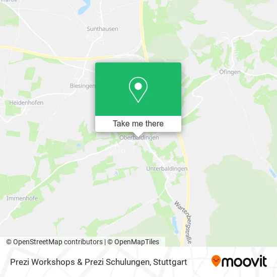 Карта Prezi Workshops & Prezi Schulungen