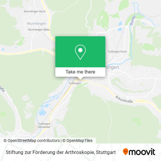 Карта Stiftung zur Förderung der Arthroskopie