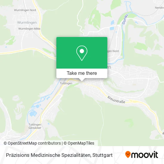 Карта Präzisions Medizinische Spezialitäten