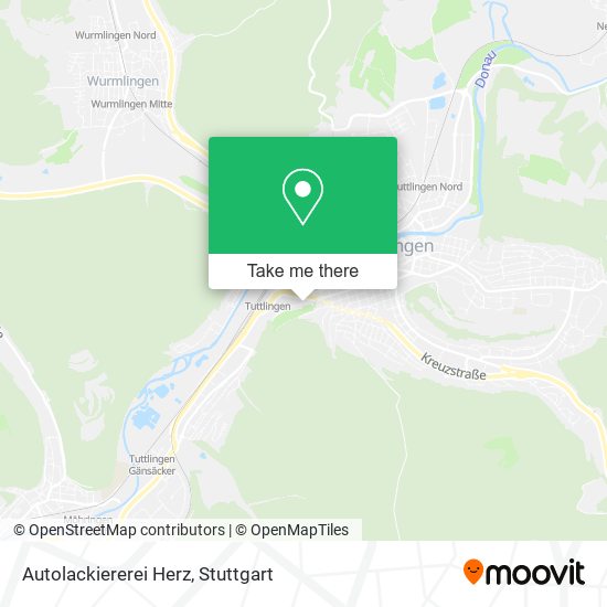 Autolackiererei Herz map
