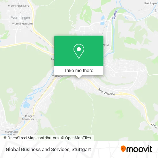 Карта Global Business and Services
