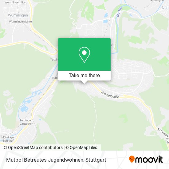 Mutpol Betreutes Jugendwohnen map