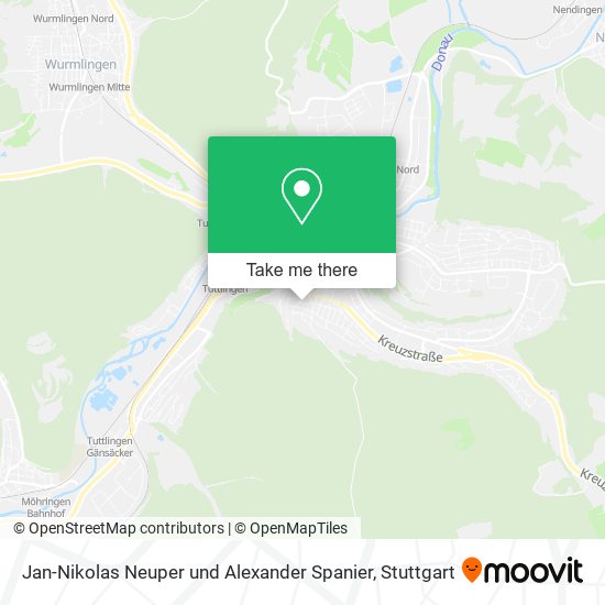 Jan-Nikolas Neuper und Alexander Spanier map