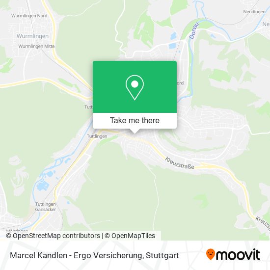 Marcel Kandlen - Ergo Versicherung map
