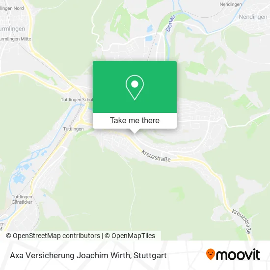 Карта Axa Versicherung Joachim Wirth