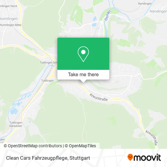 Карта Clean Cars Fahrzeugpflege