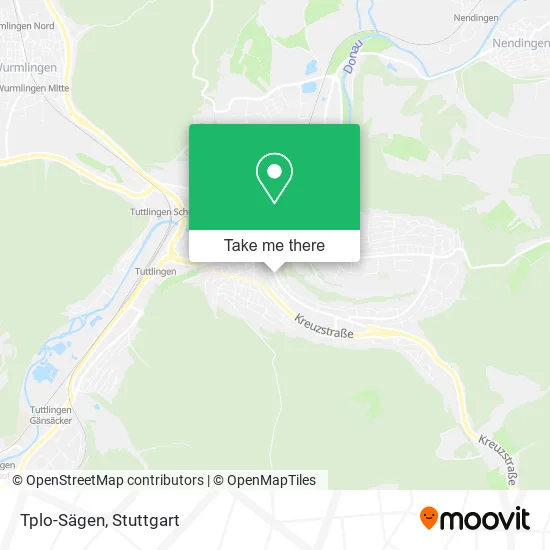 Карта Tplo-Sägen