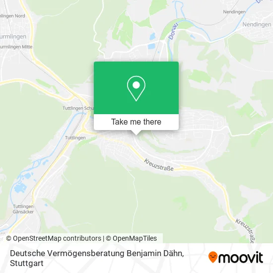 Карта Deutsche Vermögensberatung Benjamin Dähn