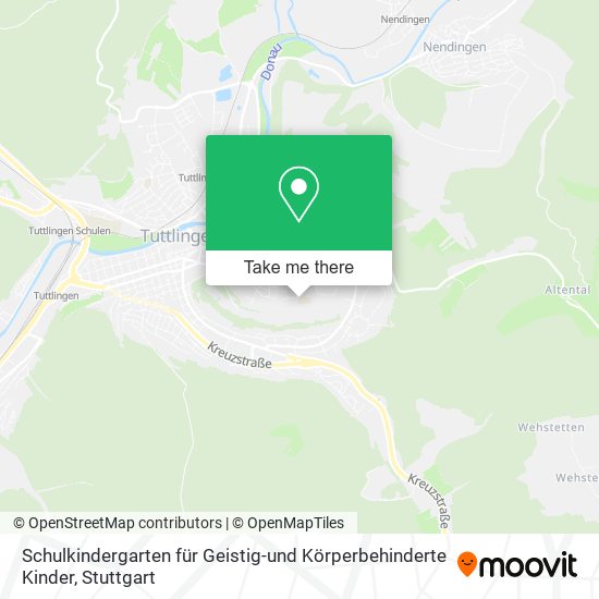 Schulkindergarten für Geistig-und Körperbehinderte Kinder map