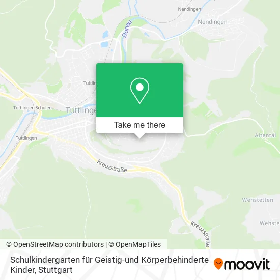 Карта Schulkindergarten für Geistig-und Körperbehinderte Kinder