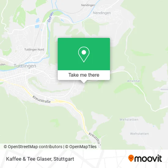 Карта Kaffee & Tee Glaser