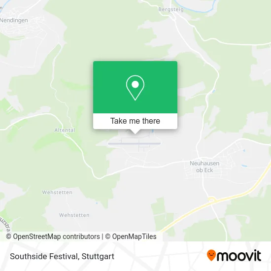 Карта Southside Festival