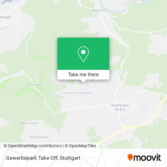 Gewerbepark Take Off map