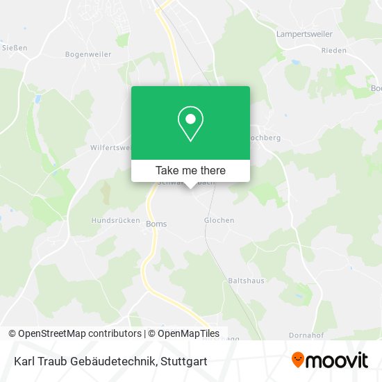 Karl Traub Gebäudetechnik map