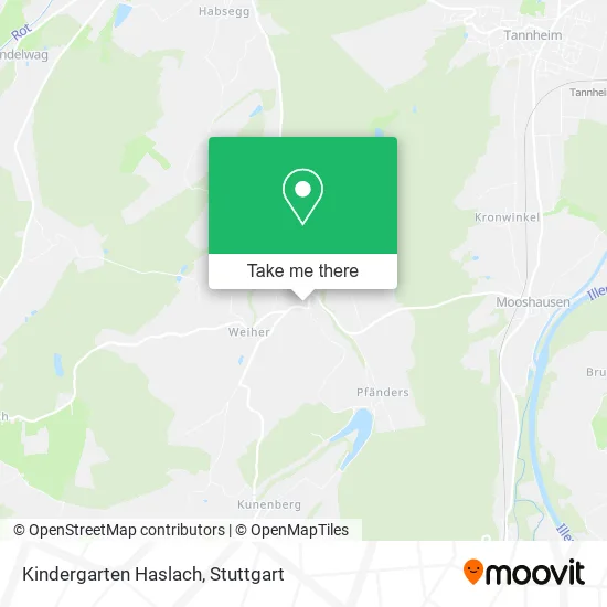 Карта Kindergarten Haslach