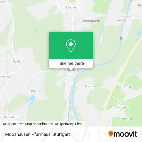 Карта Mooshausen Pfarrhaus