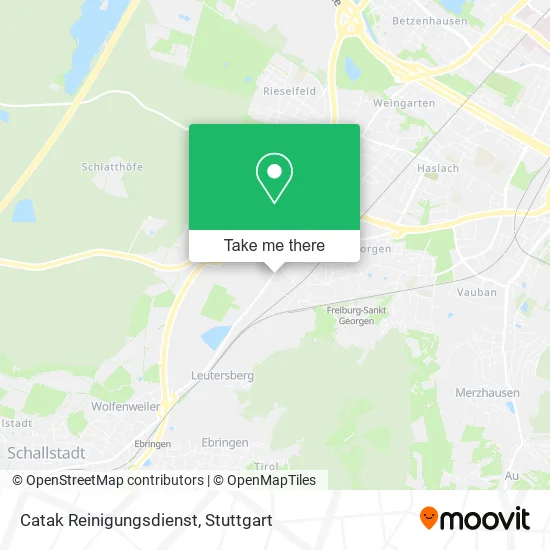 Карта Catak Reinigungsdienst