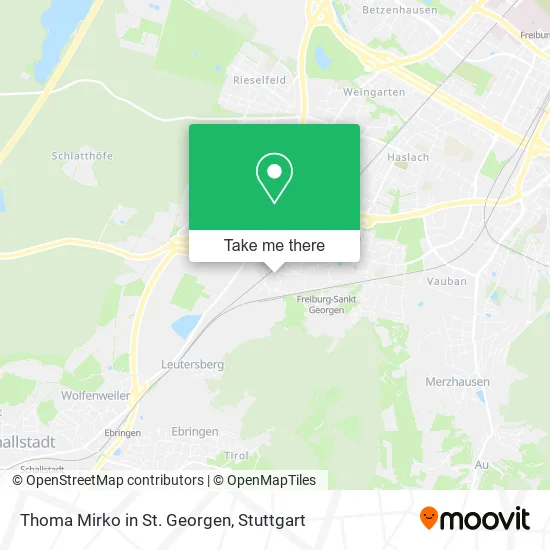 Карта Thoma Mirko in St. Georgen
