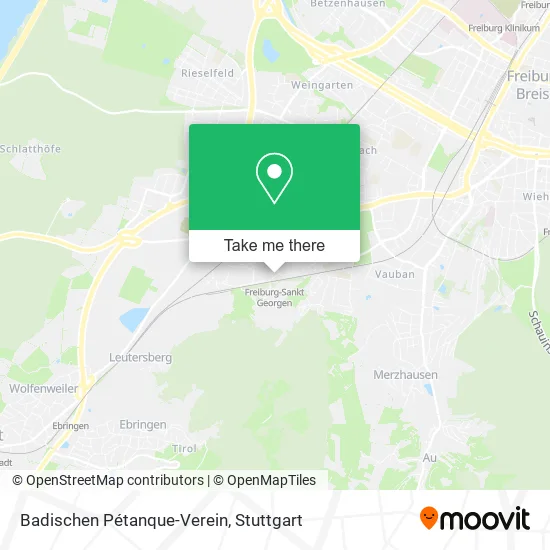 Карта Badischen Pétanque-Verein