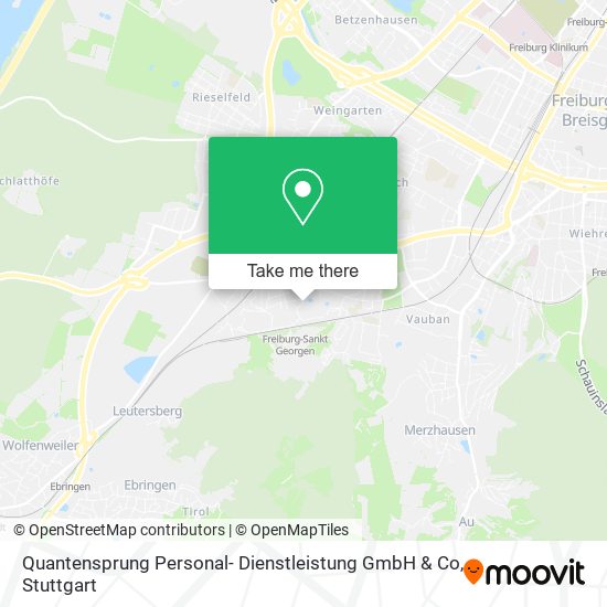 Quantensprung Personal- Dienstleistung GmbH & Co map