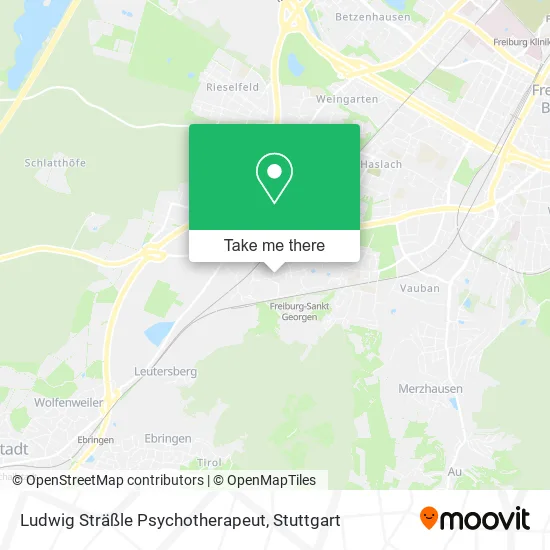 Карта Ludwig Sträßle Psychotherapeut
